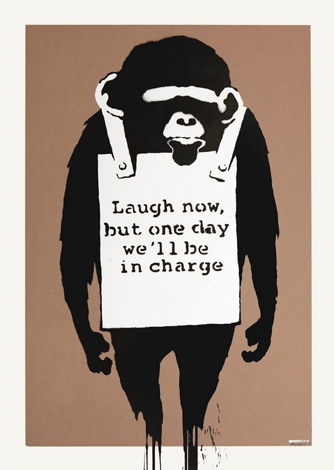 Banksy Laugh Now