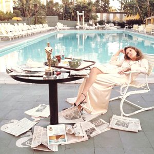 Terry O'Neill Faye Dunaway Beverly Hills - The Morning After The Oscars