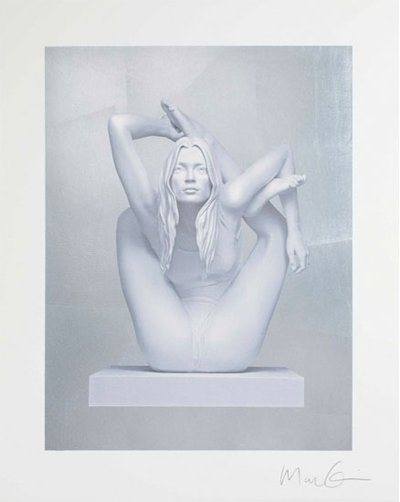 Marc Quinn Sphinx Silver Leaf